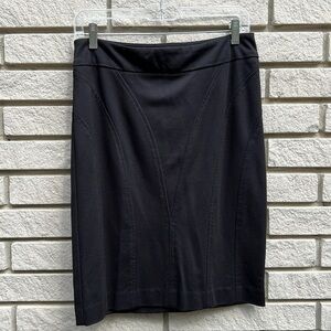 Trisisto Femme Black Pull-on Stretch Skirt Sz S
